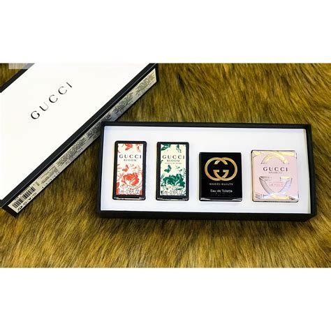 Set nước hoa mini Gucci cho nữ (4 chai 5ml)